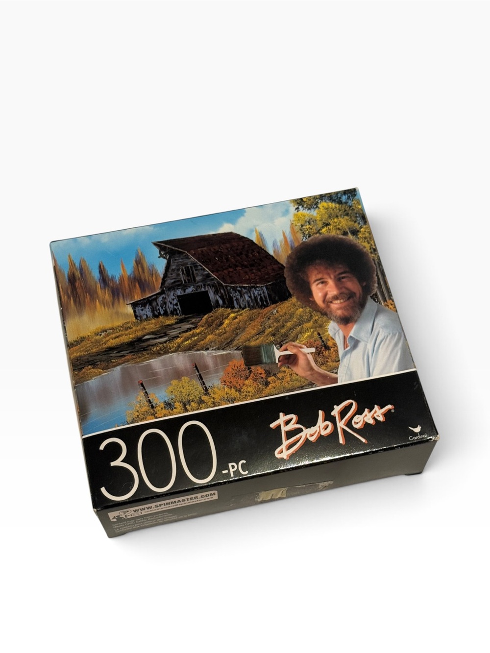 Bob Ross 300-Piece Jigsaw Puzzle - Scenic Barn & Landscape